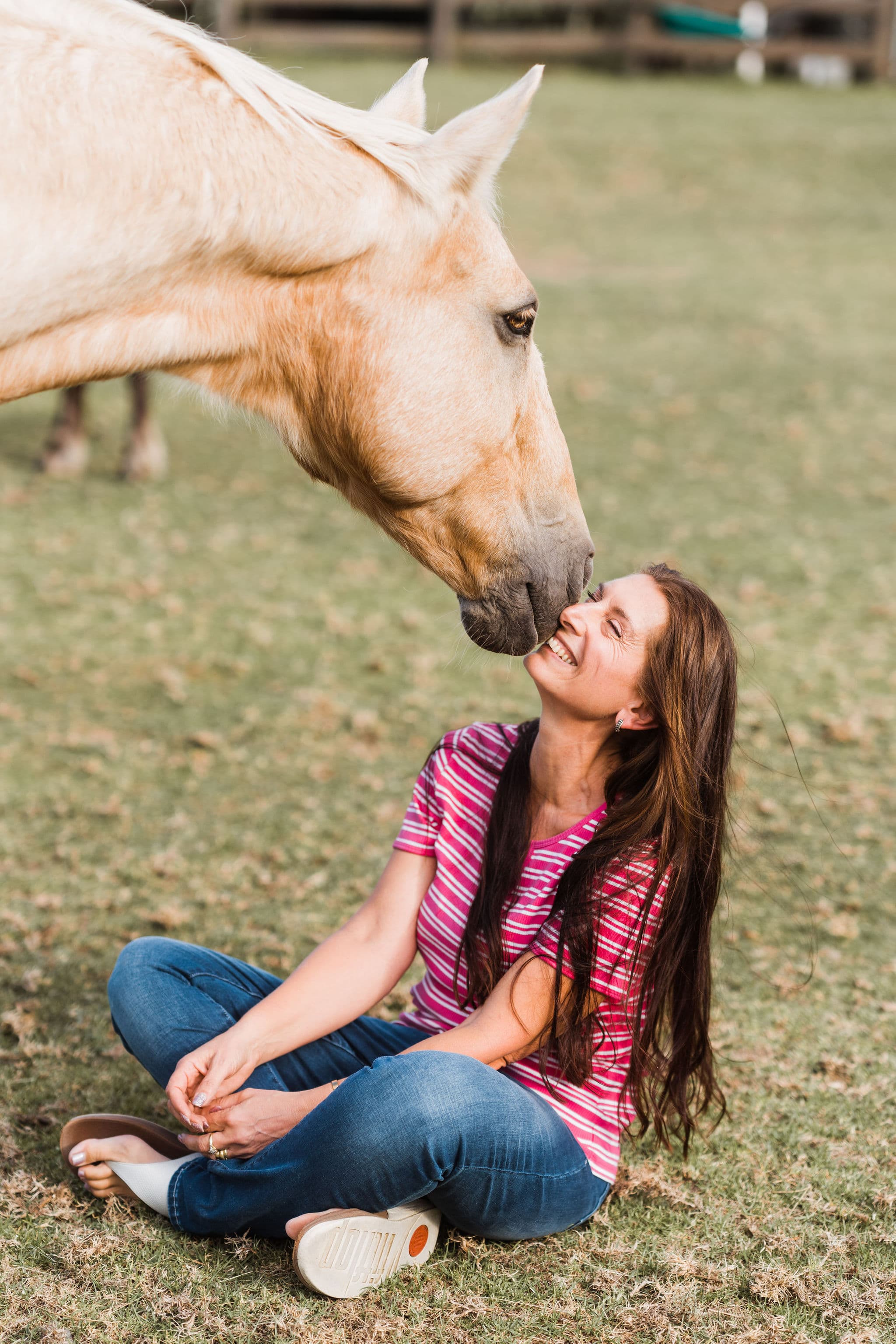 Vicki Kenny with her horse Garbo