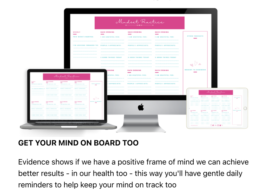 Hypothyroid Journal Health Tracker Mindset