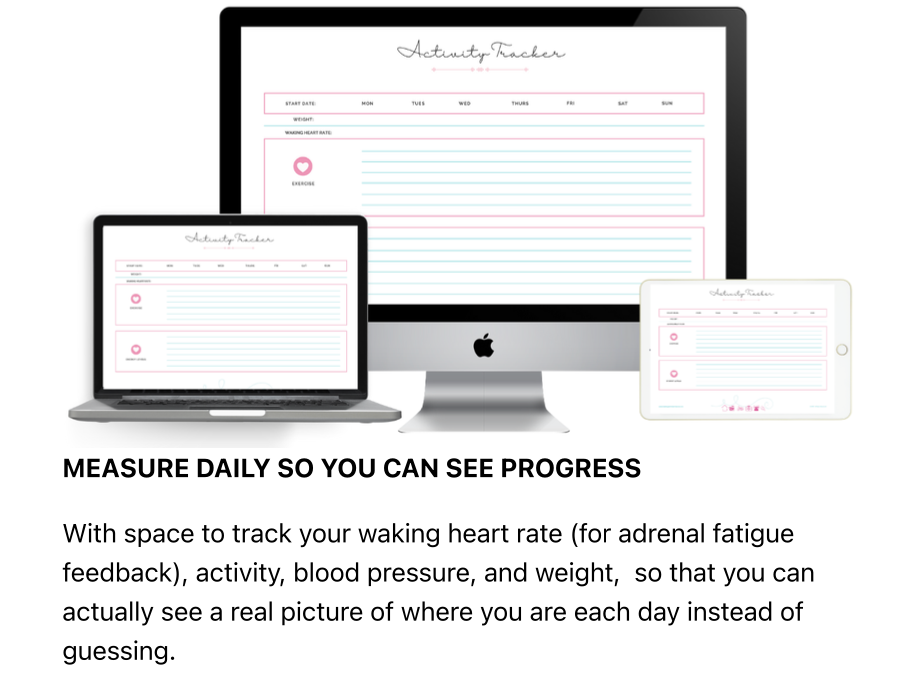 Hypothyroid Journal Health Tracker Activity Tracker