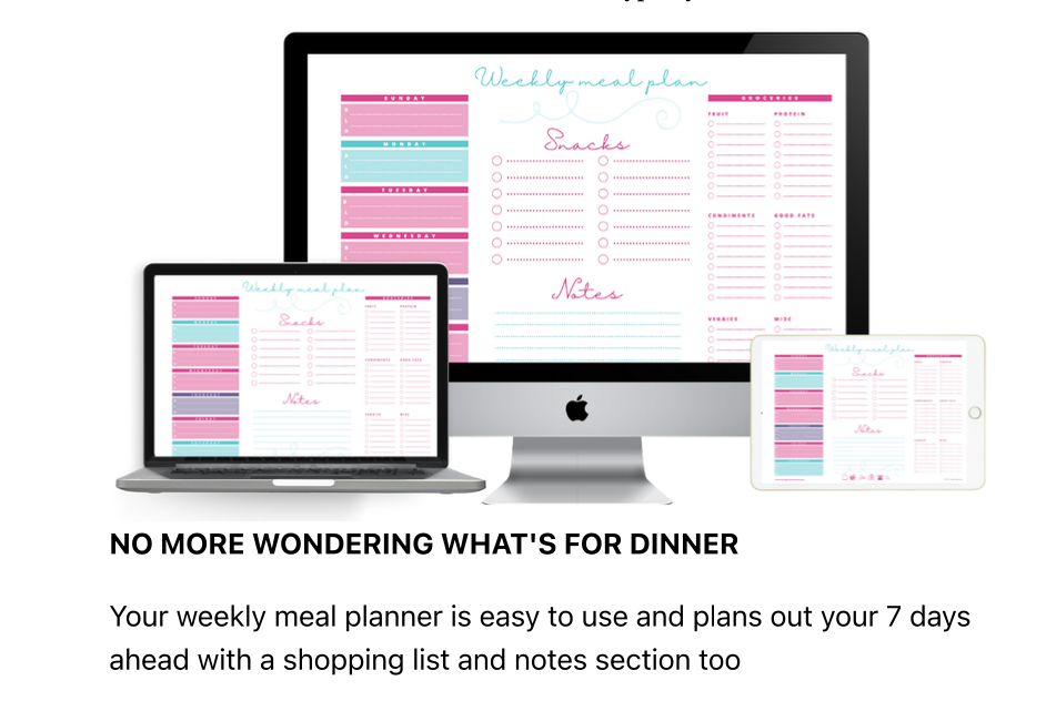 Hypothyroid Journal Health Tracker Meal Planner